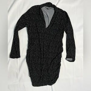 A Pea in the Pod Maternity polka dot jersey tunic top